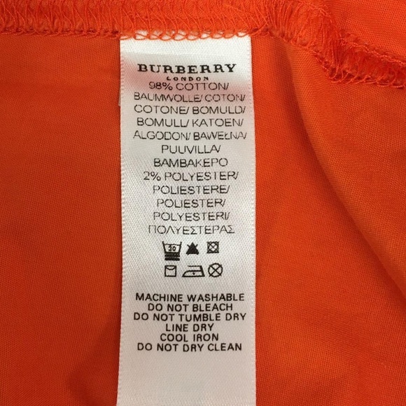 Burberry London Men's Orange Swim Trunks - Size L - COA - Picture 11 of 15